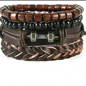 Braided Leather Bracelets for Men /Women